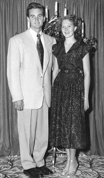 Bill and Carole Keller's Wedding 1950