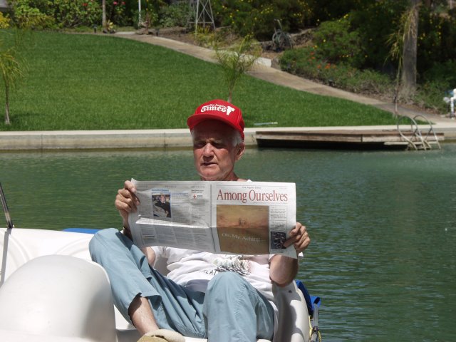 Bill Keller reading Among Ourselves at the Lake