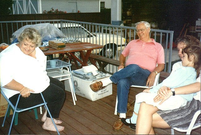 Joyce and Lynn Abbott at the Samstags on May 5, 1991