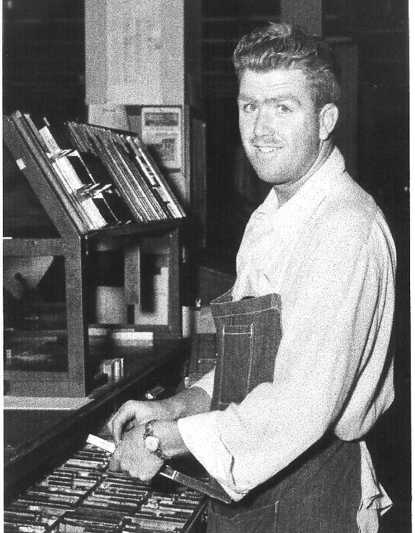 Dick McKnight at the head Bank