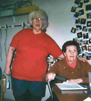 Dolly Rhine and Friend, summer, 2009