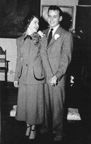 Pete Sadony and his bride