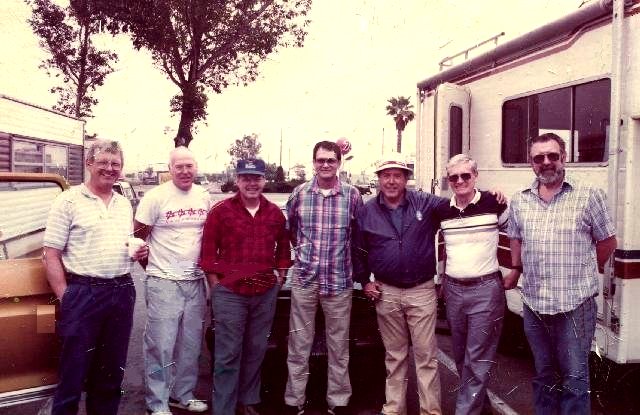 The Lake Crowley Gang: Dick Anderson, Jack Matthews, Dean Studely, Roger Olivier, Hal Hogan, Wayne Smith and John Reichers
